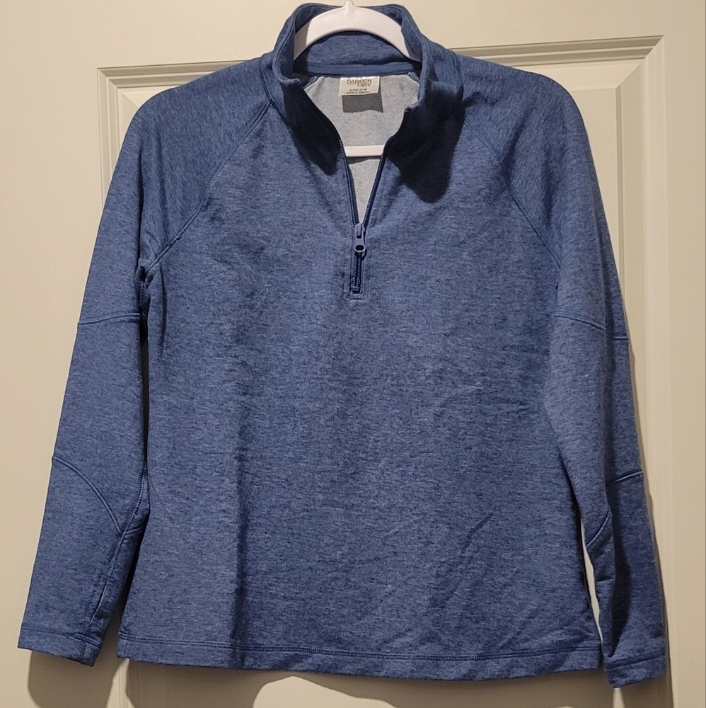 Danskin Now long sleeve quarter-zip athleisure top